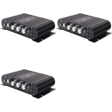 3X ST-838 HIFI-Versterker 2.1-Kanaals Auto-MP3-Miniversterker AUX-Ingang Hoge en Lage Basaanpassing Super Bass 20Wx2+40W-Versterker