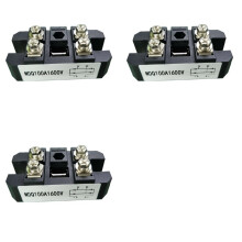3X MDQ 100A-1600V Preto Monofásico Ponte de Diodo Retificador 100A Amp de Alta Potência 1600V