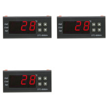 3X Stc-8080A Digital Refrigerator Defrosting Alarming Temperature Controller Plastic Thermostat Controller
