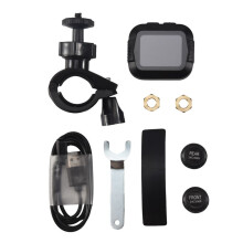 Moto Impermeabile System di Monitoraggio Della Pressione Dei Pneumatici nel Tempo Reale Sensore Esterno Display LCD Wireless Moto TPMS