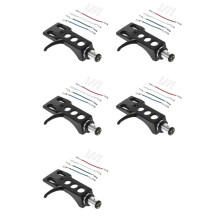 5X Phono Turntable Headshell Mount Phono Cartridge Phonograph  Holder Stylus Lead Wire for LP Disc Record Player