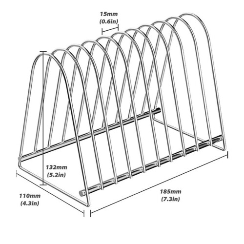 2X Support de Stockage de Support de Disque de Vinyle pour la Fente Du Support 10 de 2