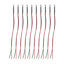 Diodos Led Difusos Precableados de 50 Piezas, 5 mm, Luz 20Ma 3-6V