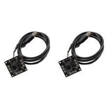 2X Módulo de Câmera OV9281, Obturador Global 120fps 720p, Webcam Monocromática, 1280x720, Captura de Alta Taxa de Quadros, Unidade USB Gratuita