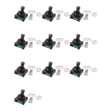 10X Joystickschakelaar AC 240V 5A 4NO 4NC Kortstondige 2,5 mm Bevestigingsdraad Joystick-Schakelaar