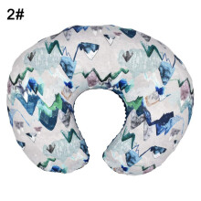 U Shape Nursing Pillow Cover Floral Maternity Pillow Case Elastic Snug Fit Easy Clean Design