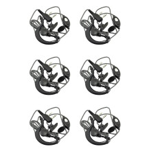 6X 2PIN Earpiece Headset Mic for Radio Security Walkie Talkie High Quality Ear Hook Earbud Interphone for UV5R
