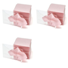 300 Pezzi di Panno per La Pulizia Dei Gioielli, Panno per Lucidatura Professionale Confezionato Singolarmente, Panno per Lucidatura Argento Rosa 8,1 X