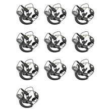 10X 2-Poliges Ohrhörer-Headset-Mikrofon für Radio Security Walkie Talkie, Hochwertiges Ohrbügel-Ohrhörer-Interphone für UV5R