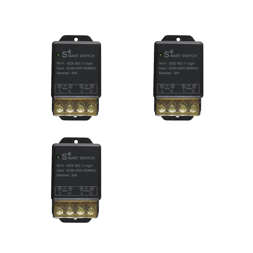 3X Home Wifi 30A Ac90-250V Wireless Remote Control Off Diy Circuit Breaker Works With Alexa Home 6033799470307