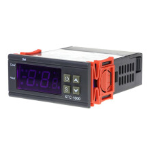 5X LED Digitaler Temperaturregler STC-1000 AC 110-220V 10A Relais Thermoregulator Thermostat für Heizung Gefrierschrank Kühlschrank