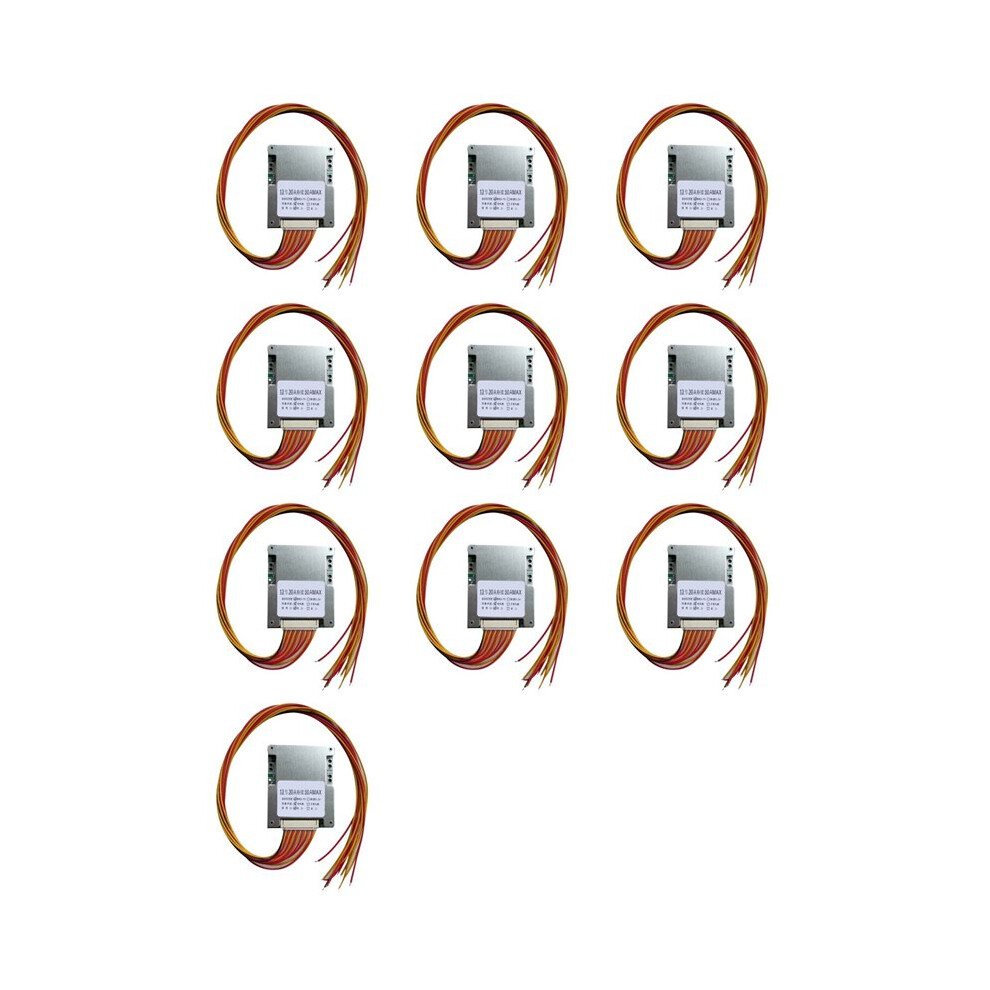 Photos - Headphones 10X 13S 48V 50A 18650 Li-Ion Lithium Battery Pack BMS Protection PCB Board Durable Consumer Electronics