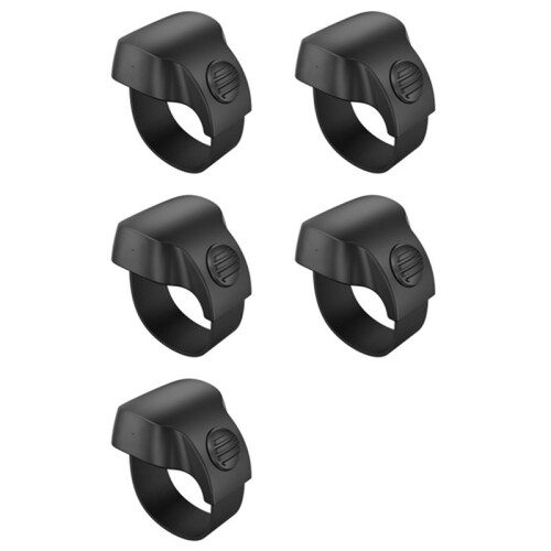5X Portable   5.1 Phone Selfie Shutter Remote Control Ring Wireless  Remote Control Ring(Black)