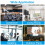 2X 2.4G Wireless Audio Adapter Extensor Wireless Audio Transmitter and Receiver 50M Lan Audio Extender Splitter RX/TX 10