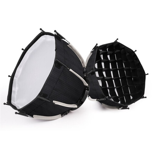 3pcs 30cm Octagonal Softbox  Bowens Mount Quick Release Honeycomb Grid Softbox for ZU60 or M60 COB Fill Light Studio 1