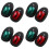 8X Navigation Light LED Boat Side Light Signal Light Signal Warning Light Yacht Light Black 1