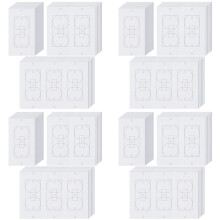 80 Piezas Selladores de Aisladores de Salida de Aislamiento de Pared, Almohadillas de Aislamiento de Salida Eléctrica para Pared, Luz, Enchufe de