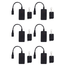 6X 3 Pins XLR Wireless Remote Control Receiver for Smoke Fog Machine DJ Stage Controller Receptor Fogging 400W 900