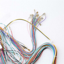 2X Jamma Harness Cabinet Wire with 5, 6 Action Button Wires/Jamma 28 Pin with 5,6 Buttons Wires for Arcade Game Machine
