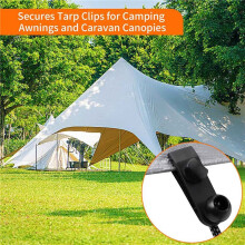Tarp Clips Heavy Duty Lock Grip,40Pack Tarp Clamps,Shade Cloth Clips Fasteners,Pool Awning Cover Bungee Cords Clips