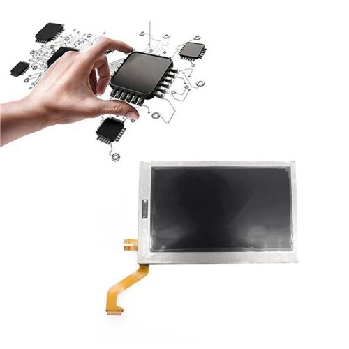 2X for 3DS Top Upper LCD Screen for 3DS LCD Display Replacement Upper LCD Screen 2
