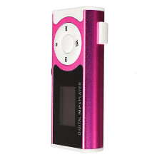 4X USB Clip Player MP3 Player LCD Screen 16GB TF Card
