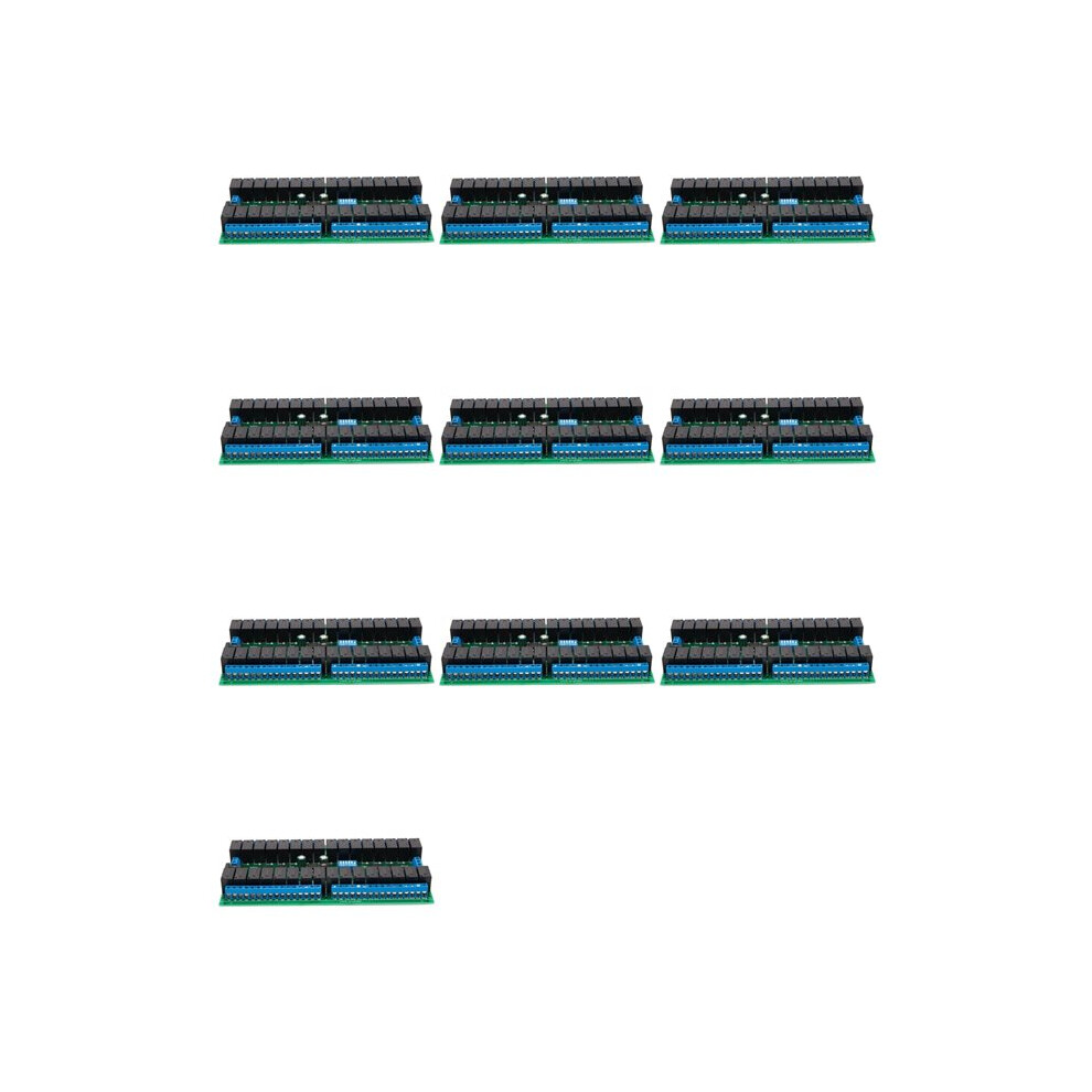 10X R421c32 Dc12v 32 Channels Modbus Rtu Rs485 Bus Relay Module Uart Serial Port Board 6032879188729