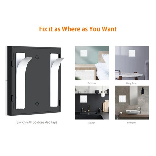 5X Tuya ZigBee  Scene  4 Gang   12 Scene  Push Button Controller Stöder Home Assistant 2