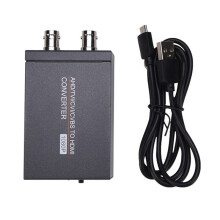 AHD/TVI/CVI/CVBS To -Compatible Converter Adapter HD 1080P/720P Video Converter Adapter for Converting Belt Ring
