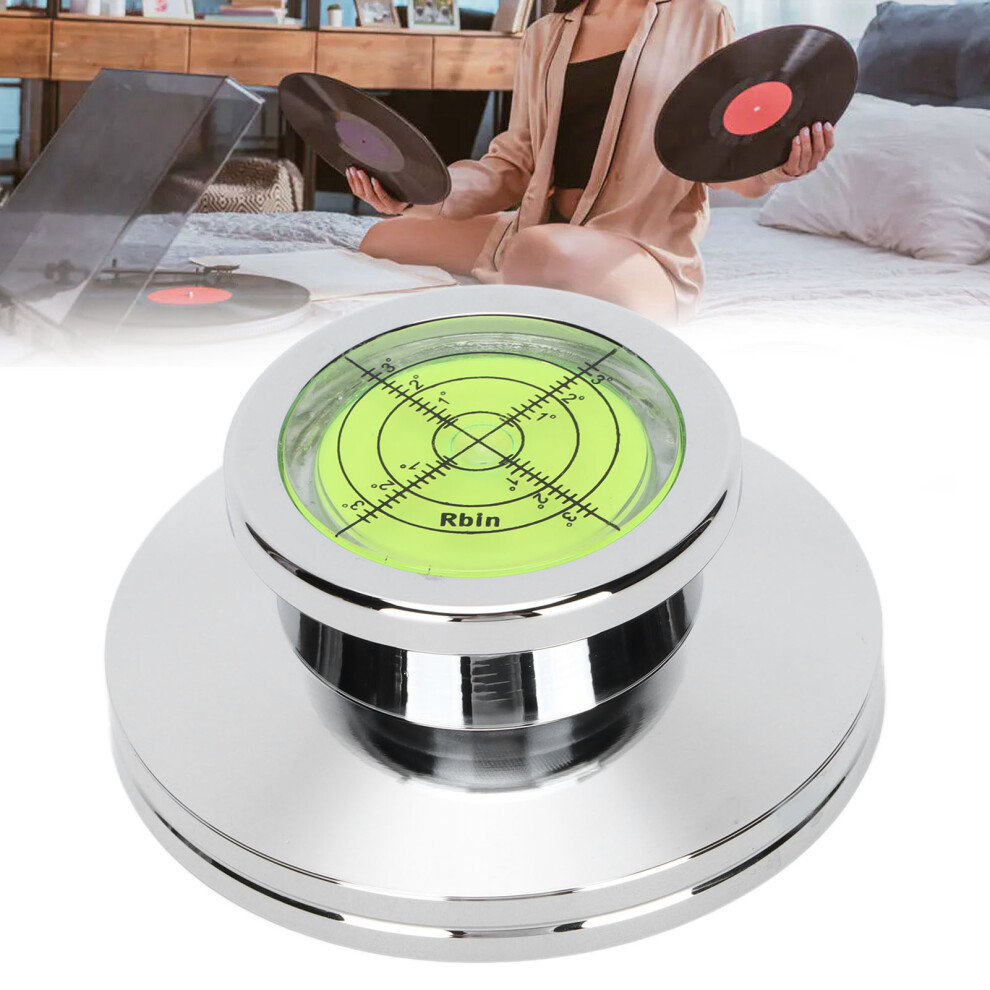 Aluminum Alloy Turntable Stabilizer Clamp Â 78Mm, Silver 4061390660812