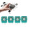 300PCS Joystick Potentiometers Sensor Module Kit for PS4 10K Controllers 3D Thumbstick Axis Resistors Repair Part 8