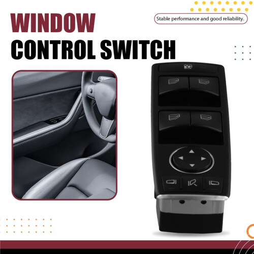 Car Left Front Power Window Control  Window Glass Lifter Button 100358900B for  Model X S 2012-2021 LHD 2