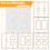 80Pcs Wall Insulation Outlet Insulators Sealers,Electrical Outlet Insulation Pads for Wall, Light,  Socket 9