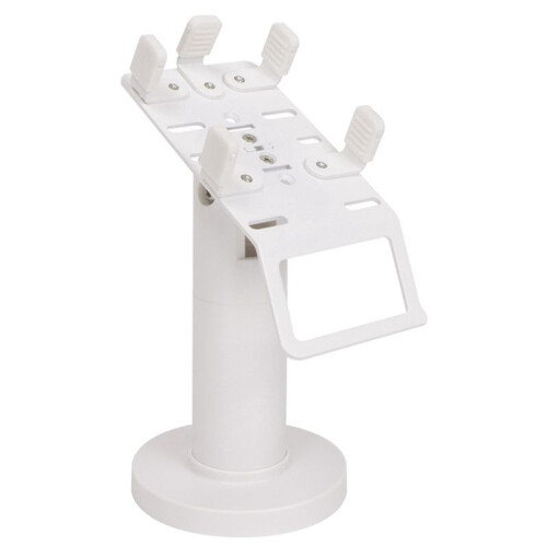 2X Universal Pos Machine Desktop Stand Rotatable POS Cashiers Holder Rack Display Bracket White 1