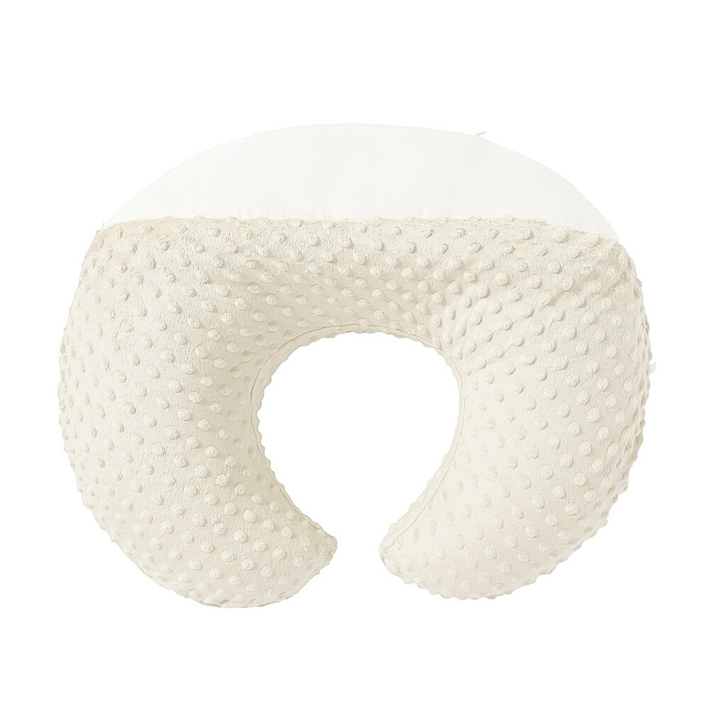 Ergonomic Nursing Pillow for Breastfeeding and Bottle Feeding, Baby Support for Tummy Time, Removable Washable Cover