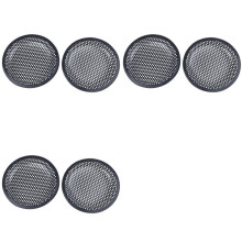 6.5inch Metal Mesh Round Car Woofer Cover Speaker Grill Black 6 Pcs