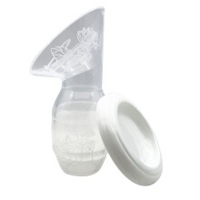 Manual Breast Pump with Adjustable Suction Control, Soft Silicone Milk Collector for Nursing Moms
