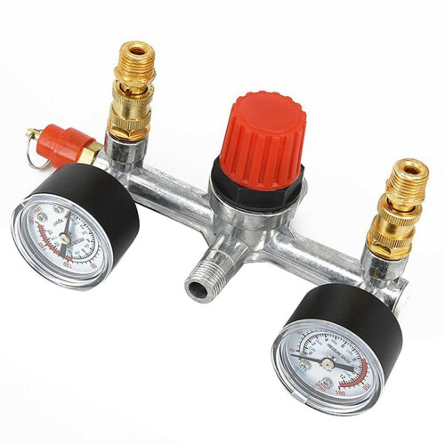 2X 175Psi 12Bar 230V 16A Air Compressor Pressure /OFF  Control Valve Knob 1