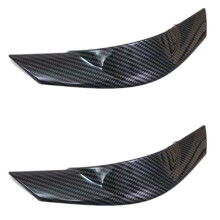 2X Carbon Fiber Steering Wheel Frame Cover Trim for  2 Demio DL Sedan DJ Hatchback 2018 2019