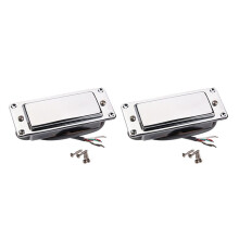 2X Chrom Silber LP Gitarre Humbucker Tonabnehmer Versiegelt Tonabnehmer Musik Ersatz Teile