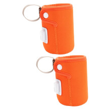 2pcs USB Bottle Warmer Set with Thermostat Control for Car and Travel, Dual Cup Heating