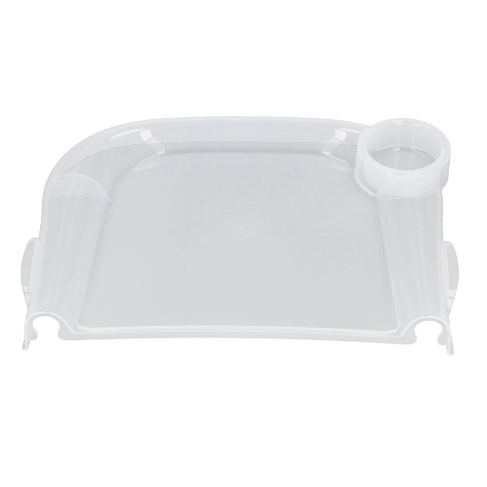 Portable Baby Dining Tray with Anti Slip Surface and Spill Collector, Convertible Toddler Feeding Chair