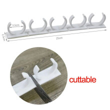 8 Pcs Kitchen Spice Jar Rack Wall-Mounted Adhesive Seasoning Bottles Holder Cabinet Door Hooks Spice Bottle Hanging Clip