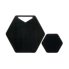 Silicone Body Scrubber with Soft Silicone Bristles, Exfoliating Shower Brush for All Skin Types, Hanging Hole Design