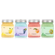 Mango Exfoliating Body Scrub Set with Fruit Scent Bath Salt, Gentle Whitening and Deep Moisturizing Care