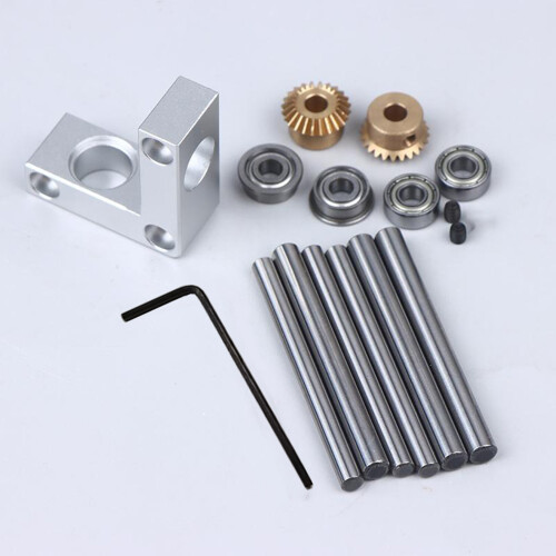 Miniature Right Angle Gear Power Transmission Right-4mm to 4mm 1
