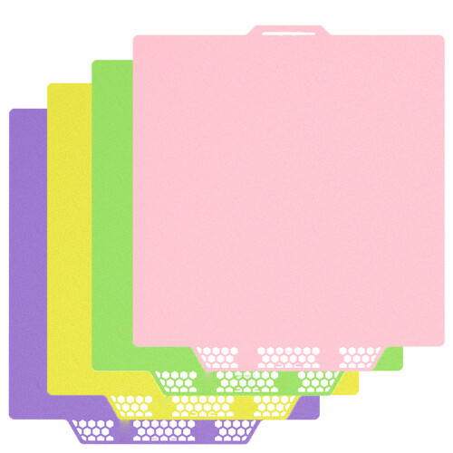 Steel Build Plate Replacement for X1 3D Printer Plate-Yellow 2