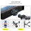 ABS and Metal Constructed Car Headrest Tablets Mount-Black 2