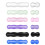 Ergonomic Cooling Silicone Keyboard Wrist Rest for-Pink 3