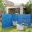 Outsunny Outsunny Camping Windbreak Portable Wind Blocker Privacy Wall, 540cm x 150cm 1